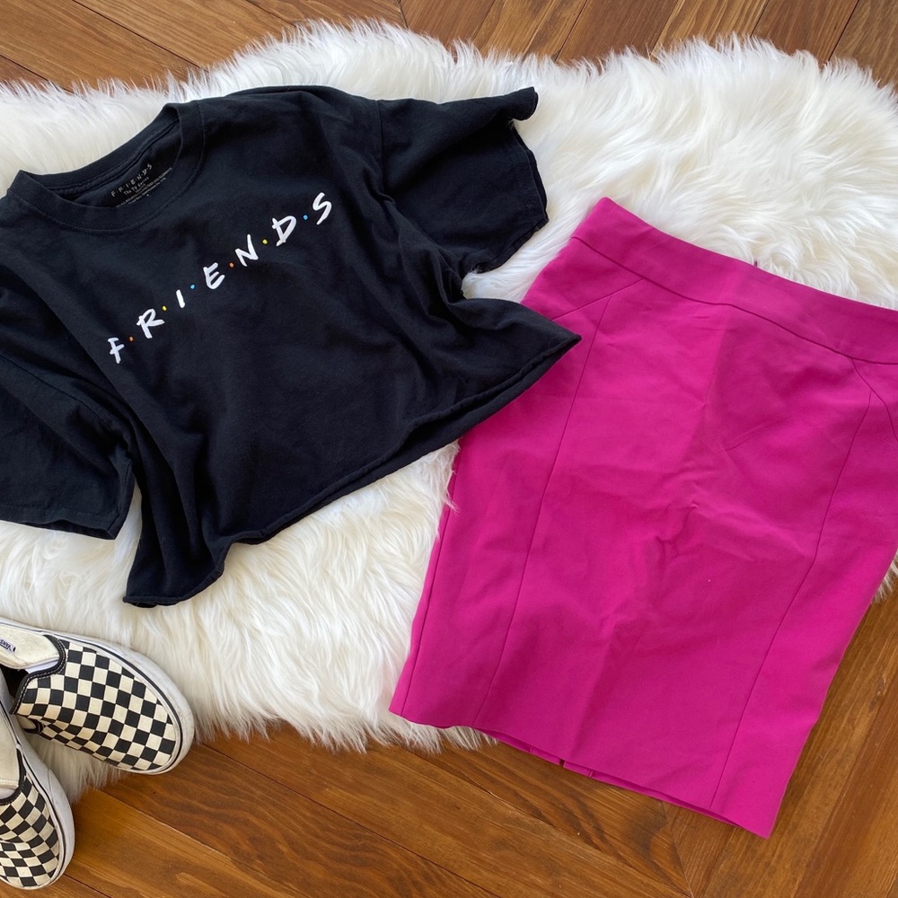 HOT Pink H&M Pencil Skirt